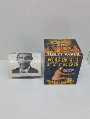 Monty Python Novelty Toilet Paper and Obama Toilet Paper